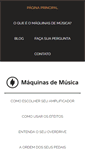 Mobile Screenshot of maquinasdemusica.com