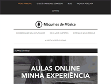 Tablet Screenshot of maquinasdemusica.com
